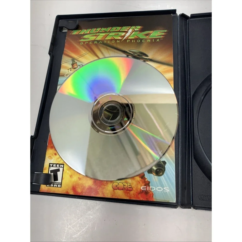 Thunder Strike: Operation Phoenix Sony PlayStation 2 PS2 W/ Manual